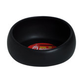 Dogit Round Ceramic Dog Bowl in Black