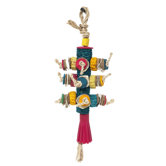 Living World Nature's Treasure Corn Cob Vege-Leather  Hookbill Bird Toy