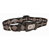 Dogit Style Argyle Adjustable Nylon Dog Collar