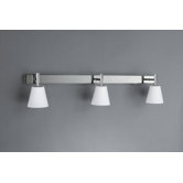 Glacier Three Light Bath Vanity in Chrome