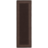 Transitions Chocolate Border Rug