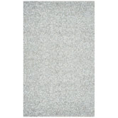 Pelle Short Leather White Rug