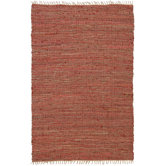 Matador Copper Leather/Hemp Rug