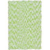 Shagadelic Green Twist Swirl Rug