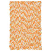 Shagadelic Orange Twist Swirl Rug