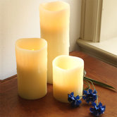 LED Pillar Candle (Set of 3)