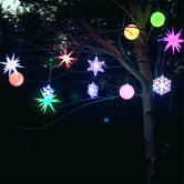 Solar Hanging Tree Light (Set of 12)