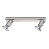 14cm Deckenleiste "Tex" in Nickel matt