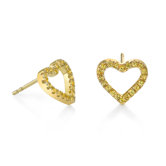 "Sweet Yellow Heart" 18kt Yellow Gold and Yellow Sapphire Earrings