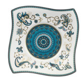 Brotteller eckig "Samarah Turquoise"