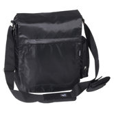 Vertical Laptop Bag in Black