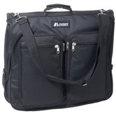44" Deluxe Garment Bag in Black