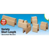 Variety Short Length Building Set (100 Pieces)