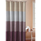 Hampton Hotel Color Block Shower Curtain in Lavender