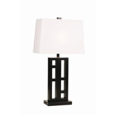 Urban Living 31.5" Table Lamp in Espresso