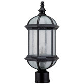 Hexagon 18" One Light Post Lantern