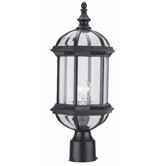 Hexagon One Light Post Lantern