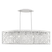 Eclipse 1 Light Linear Drum Pendant
