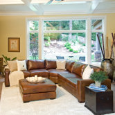 Carlyle Leather Sectional