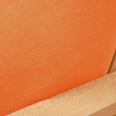 Ultra Suede Pumpkin Orange Bolster Pillow