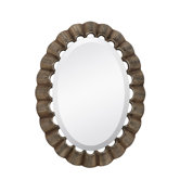 Traditional Oval Bevel Wall Mirror
