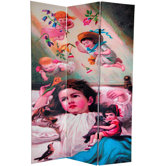 6" Tall Double Sided Magical Dreams Room Divider