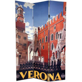 6Feet Tall Double Sided Capri/Verona Room Divider