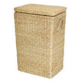 Rush Grass Laundry Basket in Natural