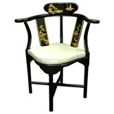 Corner Fabric Side Chair