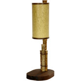21" Kobe Bamboo Pole Table Lamp