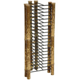 Japanese Bamboo Vertical Multimedia Tabletop Storage