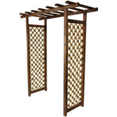 Japanese Bamboo Garden Gate Trellis