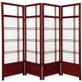 Low Kumo Classic Shoji Room Divider in Rosewood