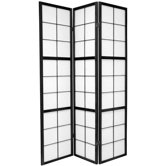 Mado Traditional Asian Room Divider in Black