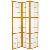 Mado Traditional Asian Room Divider in Honey