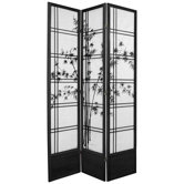 84" Double Cross Bamboo Tree Shoji Room Divider