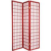 Window Pane in Red