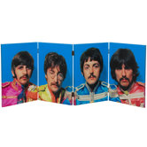 Tall Double Sided The Beatles Sgt. Pepper's Canvas Room Divider