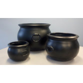 Cauldron Round Planters (Set of 3)