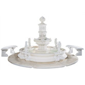 Pooled Cast-Stone Grande Tower Millennia Fountain