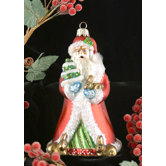 Father Christmas with Bunnies Ornament