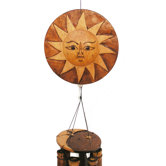 Natural Sun Moon Wind Chime