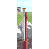 Vermont Estate Rain Gauge in Brass