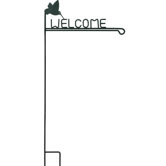 Hillary Hummingbird Welcome Garden Flagpole