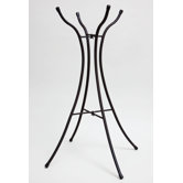 Hourglass Metal Bird Bath Stand