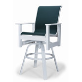 Leeward Bar Height Swivel Arm Chair