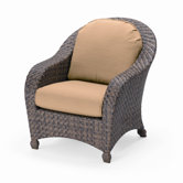 Key Biscayne Cushion Wicker Arm Chair