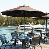 9' Powder Commercial Market Umbrella