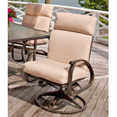 Cape May Swivel Dining Arm Chair with Cushion