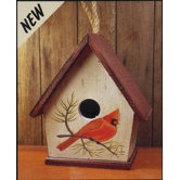 Cardinal Bird House